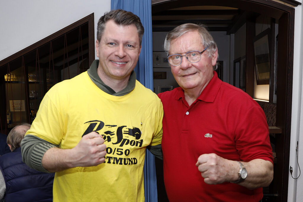 Zwei Freunde: Oliver Sauer und Dieter Schumann