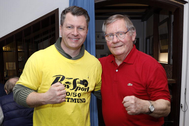 Zwei Freunde: Oliver Sauer und Dieter Schumann